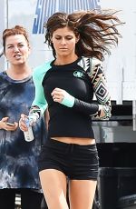ALEXANDRA DADDARIO in Wetsuit on the Set of 