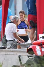 ALEXANDRA DADDARIO on the Set of 