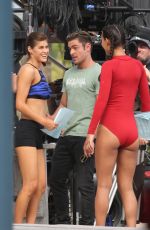 ALEXANDRA DADDARIO on the Set of 