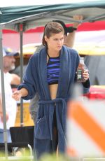 ALEXANDRA DADDARIO on the Set of 