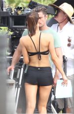 ALEXANDRA DADDARIO on the Set of 