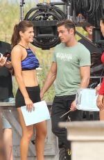 ALEXANDRA DADDARIO on the Set of 