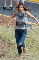 ALEXANDRA DADDARIO on the Set of 