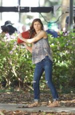 ALEXANDRA DADDARIO on the Set of 