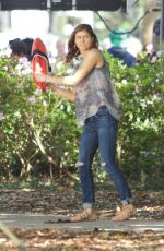 ALEXANDRA DADDARIO on the Set of 
