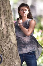 ALEXANDRA DADDARIO on the Set of 