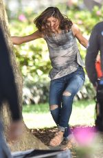 ALEXANDRA DADDARIO on the Set of 