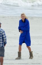 ALEXANDRA DADDARIO on the Set of Baywatch in Miami 03/29/2016