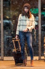 ALISON BRIE Out and About in New York 03/04/2016