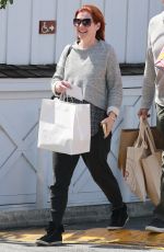 ALYSON HANNIGAN Leaves Brentwood Country Mart 03/22/2016