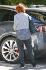 ALYSON HANNIGAN Leaves Brentwood Country Mart 03/22/2016