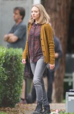 AMANDA SEYFRIED on heSet of 