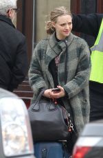 AMANDA SEYFRIED on the Set of 
