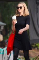 AMANDA SYEFRIED on the Set of ‘The Last Word’ in Los Angeles 03/02/2016