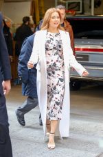 AMY ADAMS Arrives at Live! with Kelly and Michael in New York 03/24/2016