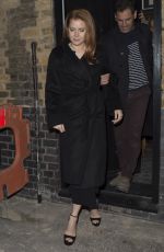 AMY ADAMS Leaves Chiltern Firehouse in London 03/21/2016