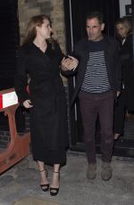 AMY ADAMS Leaves Chiltern Firehouse in London 03/21/2016