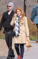AMY ADAMS Out and About in New York 03/24/2016