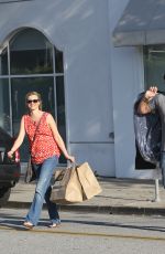 AMY SMART Out Shopping at New Balance in Los Angeles 02/29/2016