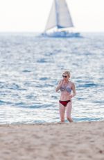 ANNA FARIS in Bikini at a Beach in Hawaii 03/27/2016