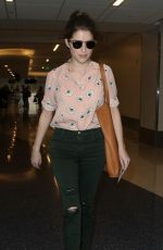 ANNA KENDRICK at LAX Airport in Los Angeles 03/12/2016