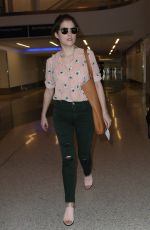 ANNA KENDRICK at LAX Airport in Los Angeles 03/12/2016