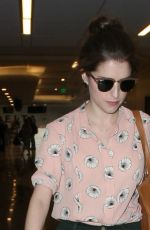 ANNA KENDRICK at LAX Airport in Los Angeles 03/12/2016