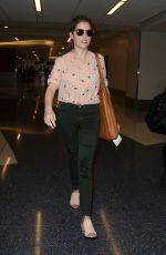 ANNA KENDRICK at LAX Airport in Los Angeles 03/12/2016