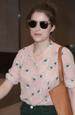ANNA KENDRICK at LAX Airport in Los Angeles 03/12/2016