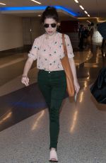 ANNA KENDRICK at LAX Airport in Los Angeles 03/12/2016