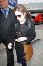 ANNA KENDRICK at Los Angeles International Airport 03/11/2016