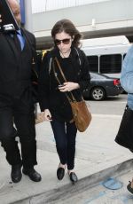 ANNA KENDRICK at Los Angeles International Airport 03/11/2016