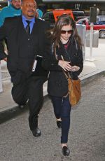 ANNA KENDRICK at Los Angeles International Airport 03/11/2016