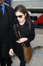 ANNA KENDRICK at Los Angeles International Airport 03/11/2016