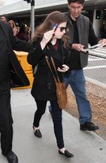 ANNA KENDRICK at Los Angeles International Airport 03/11/2016