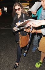 ANNA KENDRICK at Los Angeles International Airport 03/11/2016