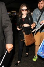 ANNA KENDRICK at Los Angeles International Airport 03/11/2016