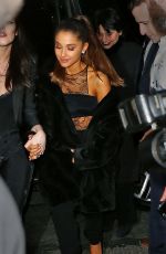 ARIANA GRANDE and ELIZABETH GILLIES at SNL Afterparty in New York 03/12/2016