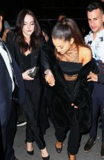 ARIANA GRANDE and ELIZABETH GILLIES at SNL Afterparty in New York 03/12/2016