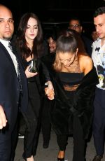 ARIANA GRANDE and ELIZABETH GILLIES at SNL Afterparty in New York 03/12/2016