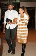 ARIANA GRANDE Leaves Her Hotel in New York 03/15/2016