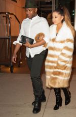 ARIANA GRANDE Leaves Her Hotel in New York 03/15/2016