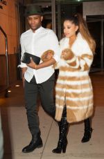 ARIANA GRANDE Leaves Her Hotel in New York 03/15/2016