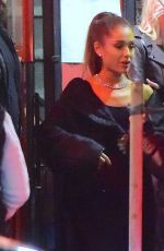 ARIANA GRANDE Leaves SNL Cast Dinner in New York 03/08/2016