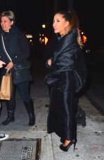 ARIANA GRANDE Leaves SNL Cast Dinner in New York 03/08/2016