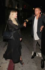 ASHLEE SIMPSON Arrives at Lady Gaga’s 30th Birthday Party in Los Angeles 03/26/2016