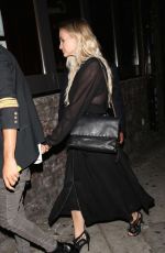 ASHLEE SIMPSON Arrives at Lady Gaga’s 30th Birthday Party in Los Angeles 03/26/2016