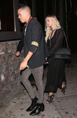 ASHLEE SIMPSON Arrives at Lady Gaga’s 30th Birthday Party in Los Angeles 03/26/2016