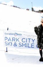 ASHLEE SIMPSON at Celebrity Ski & Smile Challenge at Utah Winter Olympic Park 03/12/2016