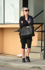 ASHLEE SIMPSON Leaves Tracy Anderson Studios in West Hollywood 03/01/2016